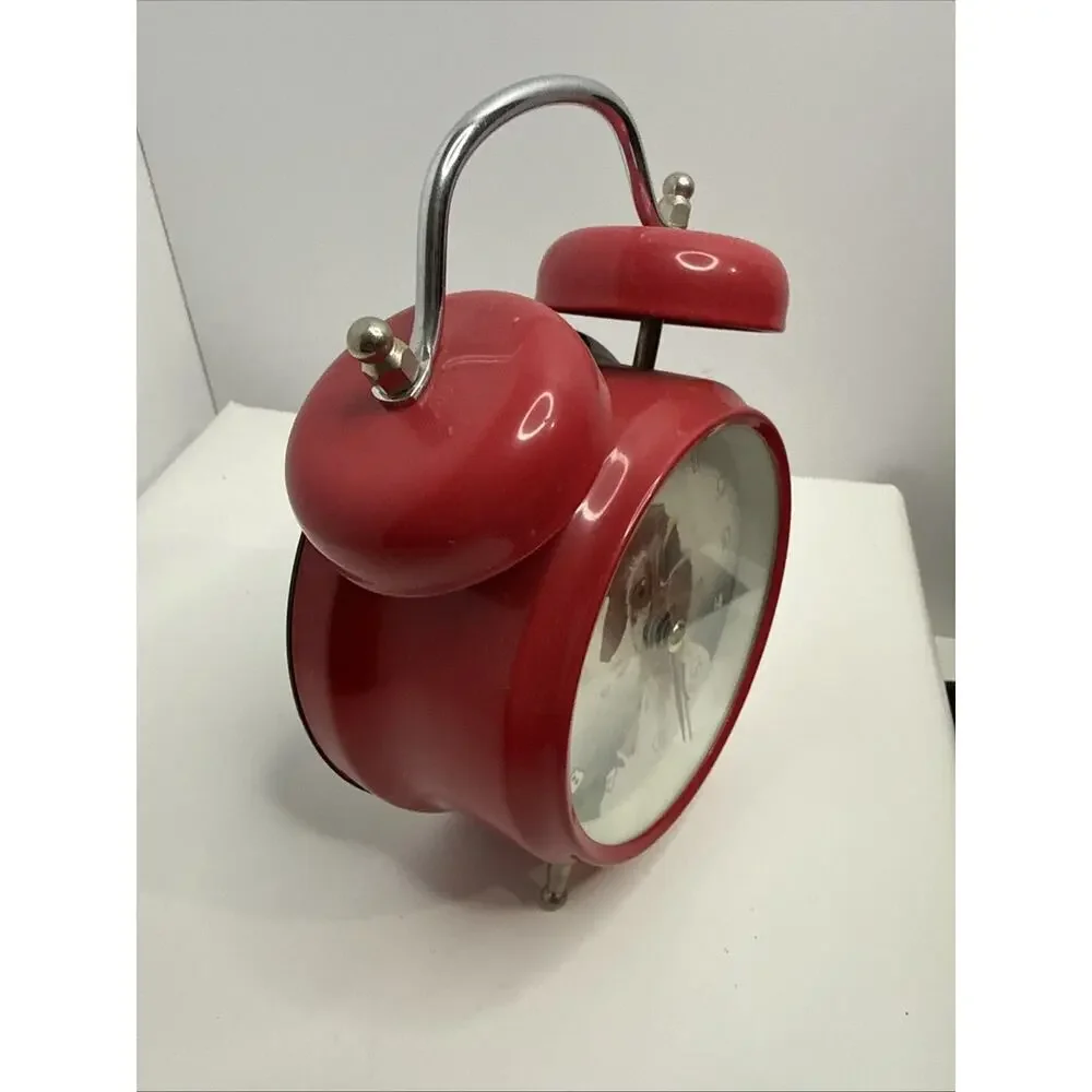 Feldstein And Associates Wacky Wakers Red Rooster Tabletop Alarm Clock - Working